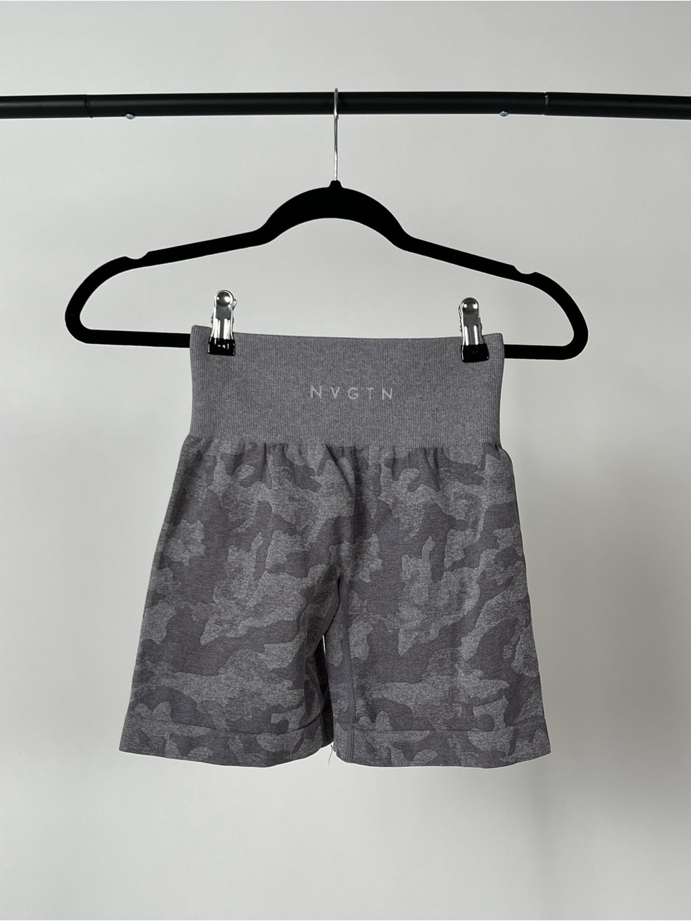 NVGTN Seamless Shorts Grey Camo